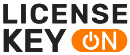 License key on logo